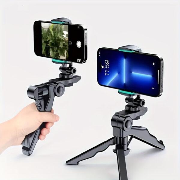 1pc Expandable Selfie Stick Tripod, PC Material, 360-Degree Rotation, with Smartphone Holder for Photography and Video