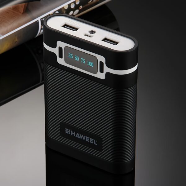 HAWEEL 4-Section 18650 Battery Case, ABS Portable Charging Box, Mobile Power Shell with LED Indicator - Image 7