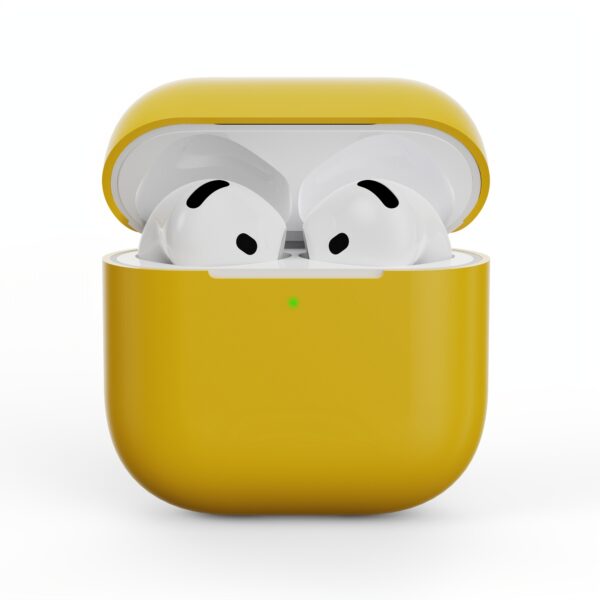 soft silicone protective case   4 (2024) cleaning kit - Temu Nigeria - Color : Yellw - Model : For Airpods 4