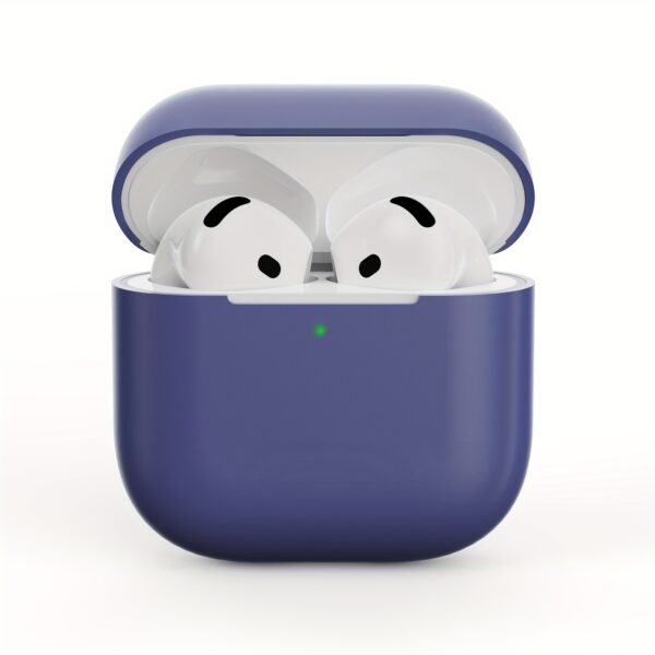 soft silicone protective case   4 (2024) cleaning kit - Temu Nigeria - Color : Lavender Grey - Model : For Airpods 4