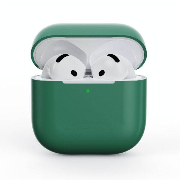 soft silicone protective case   4 (2024) cleaning kit - Temu Nigeria - Color : Pine Needle Green - Model : For Airpods 4