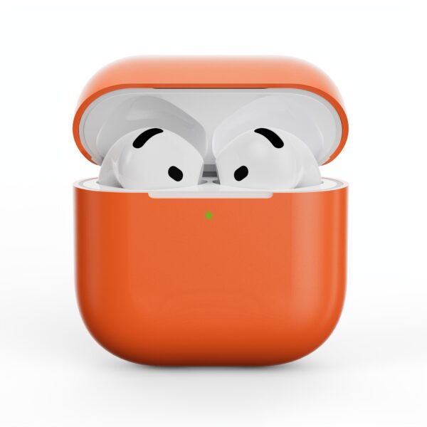 soft silicone protective case   4 (2024) cleaning kit - Temu Nigeria - Color : Orange - Model : For Airpods 4