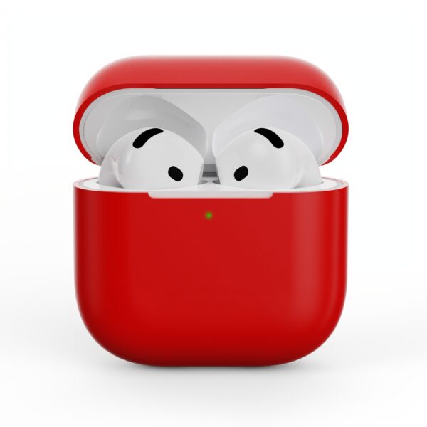 soft silicone protective case   4 (2024) cleaning kit - Temu Nigeria - Color : Red - Model : For Airpods 4