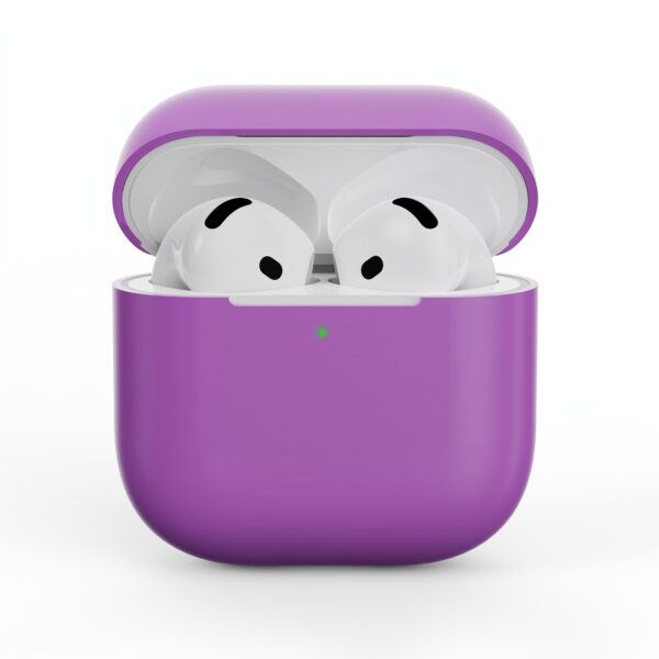 soft silicone protective case   4 (2024) cleaning kit - Temu Nigeria - Color : Purple - Model : For Airpods 4